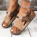 LunaSoft Women’s Open-Toe Comfort Slingback Sandals